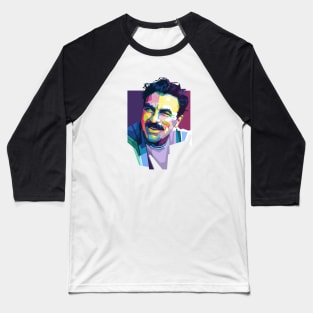 Tom Selleck pop art WPAP Baseball T-Shirt